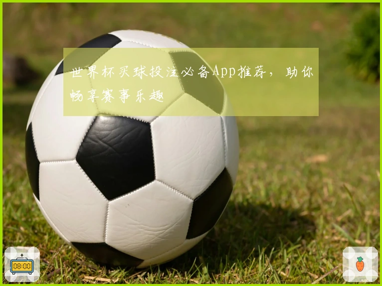 世界杯买球投注必备App推荐，助你畅享赛事乐趣